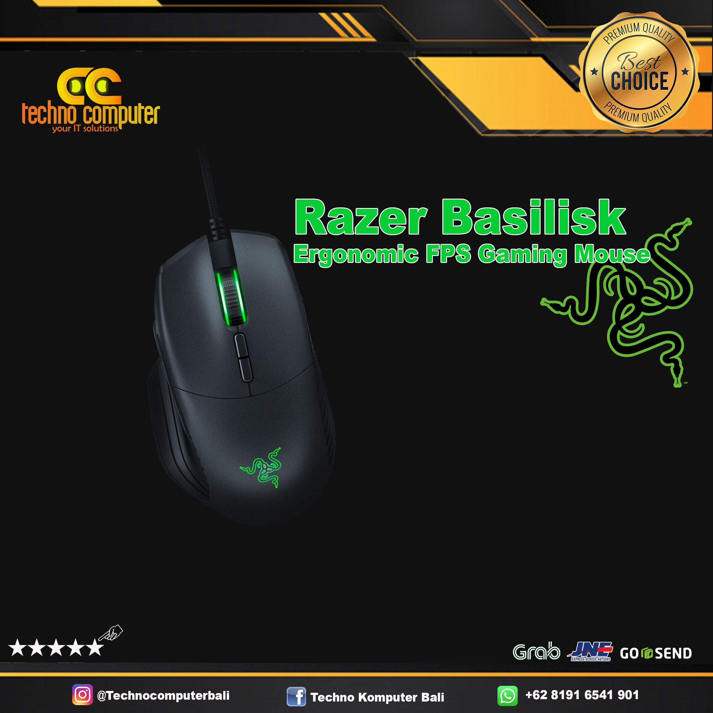 RAZER Basilisk Black - Gaming Mouse