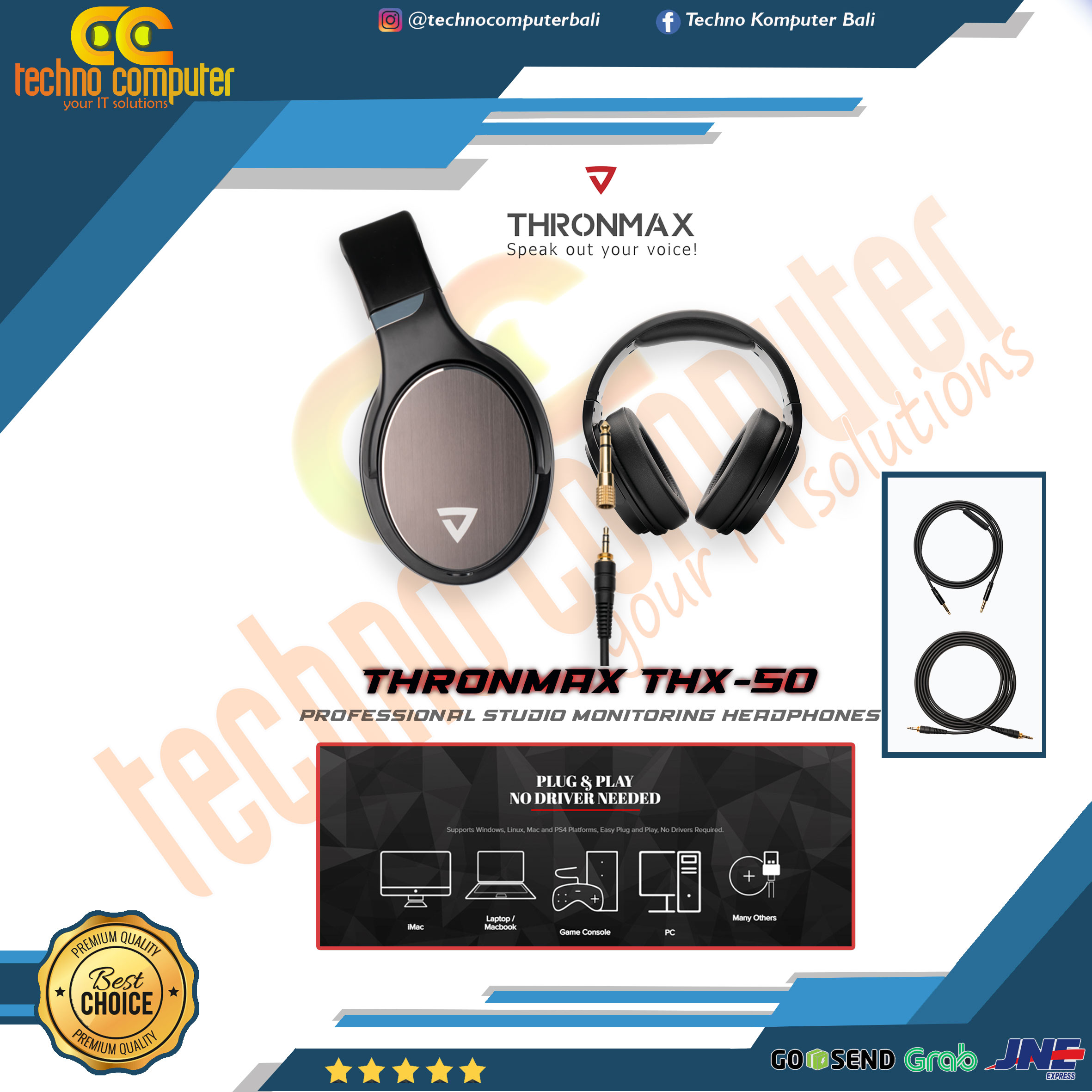 THRONMAX THX-50 DJ Streaming Headphone