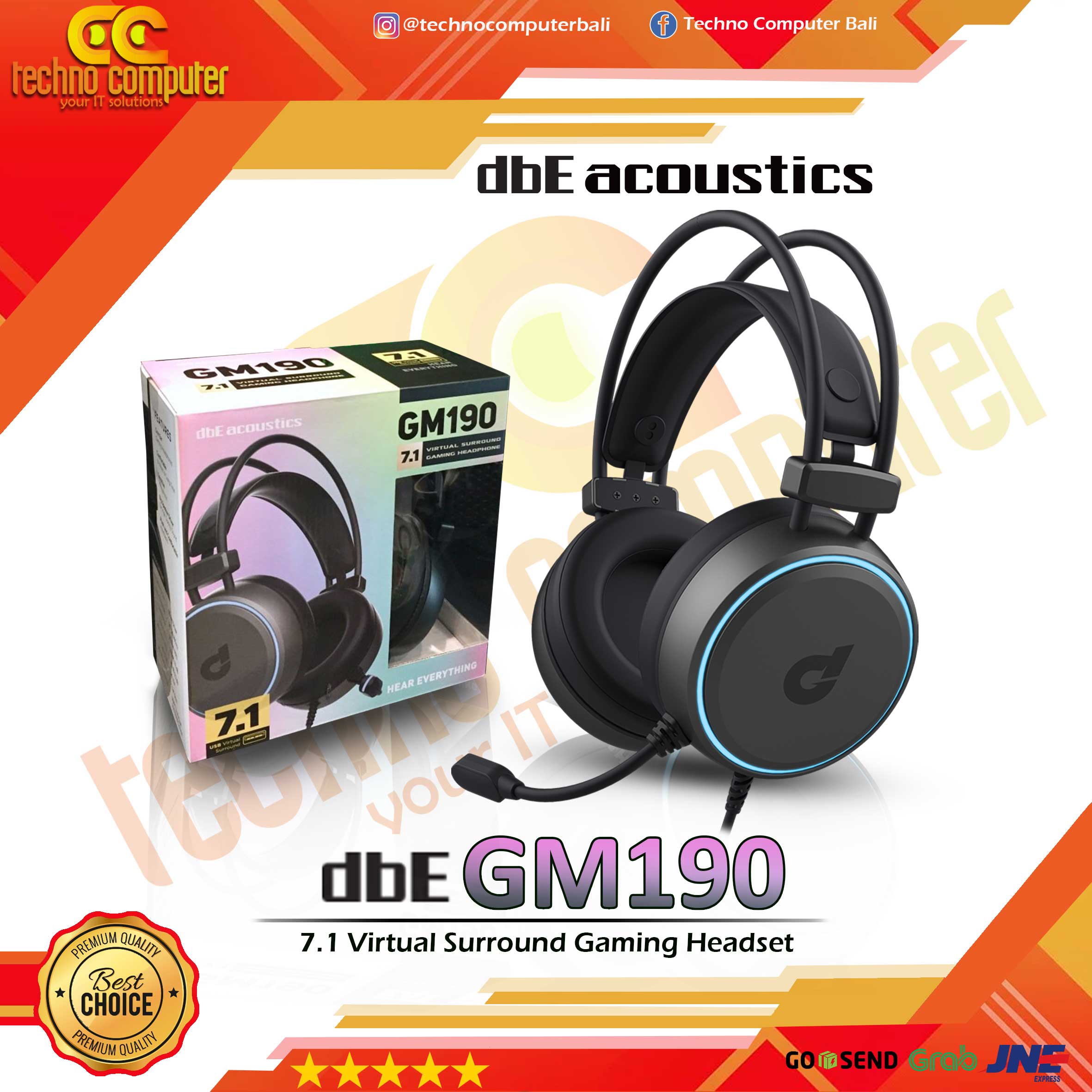 HEADSET DBE GM 190