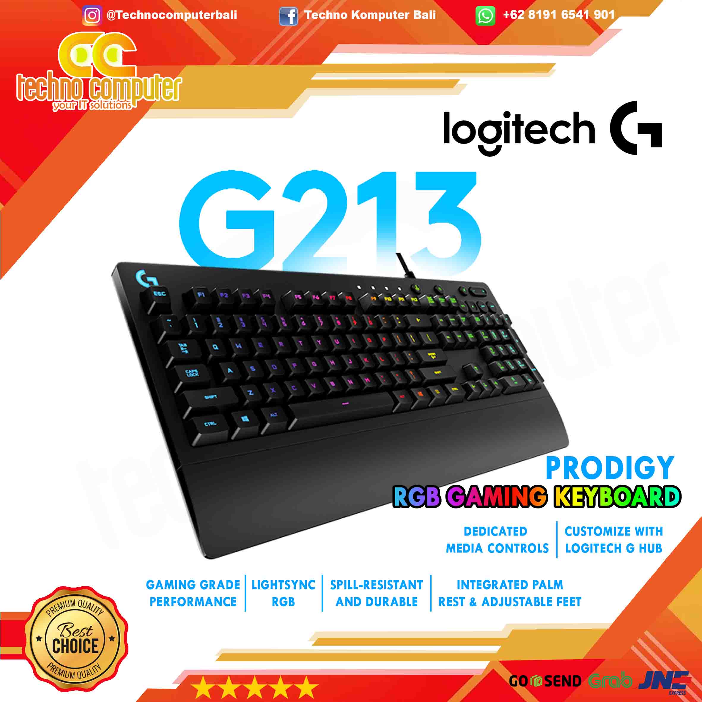 KEYBOARD GAMING LOGITECH G213