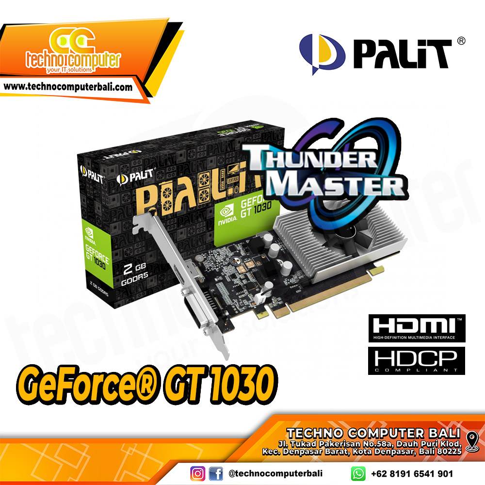 PALIT NVIDIA GeForce GT 1030 2GB GDDR4