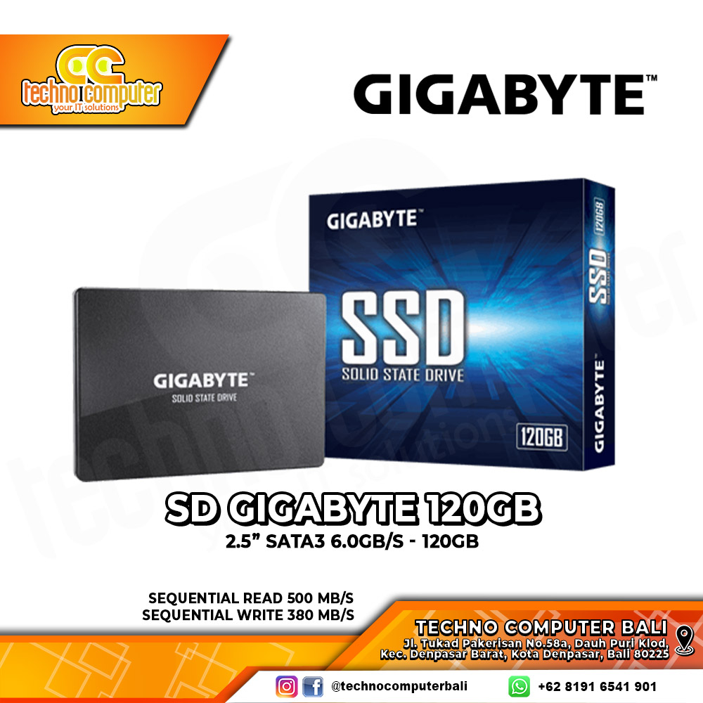SSD GIGABYTE SATA III 2.5 inch - 120GB