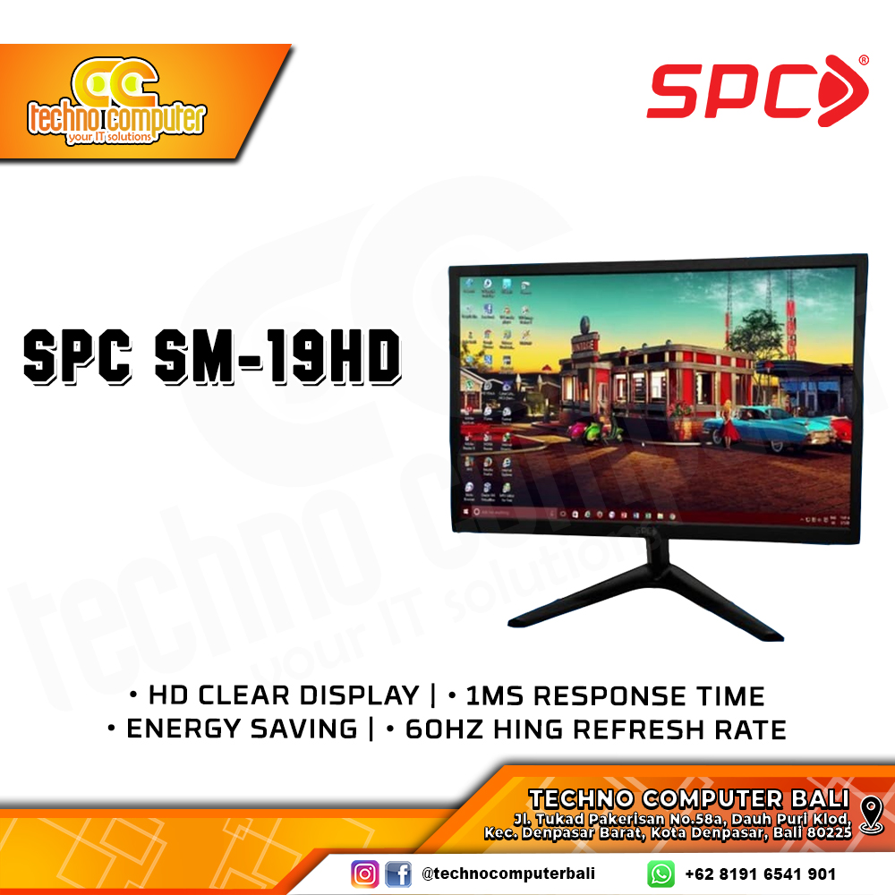 SPC SM-19HD LED Monitor