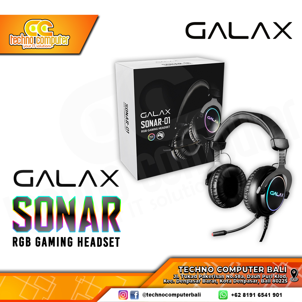 HEADSET GALAX SONAR (SNR-01) - Gaming Headset