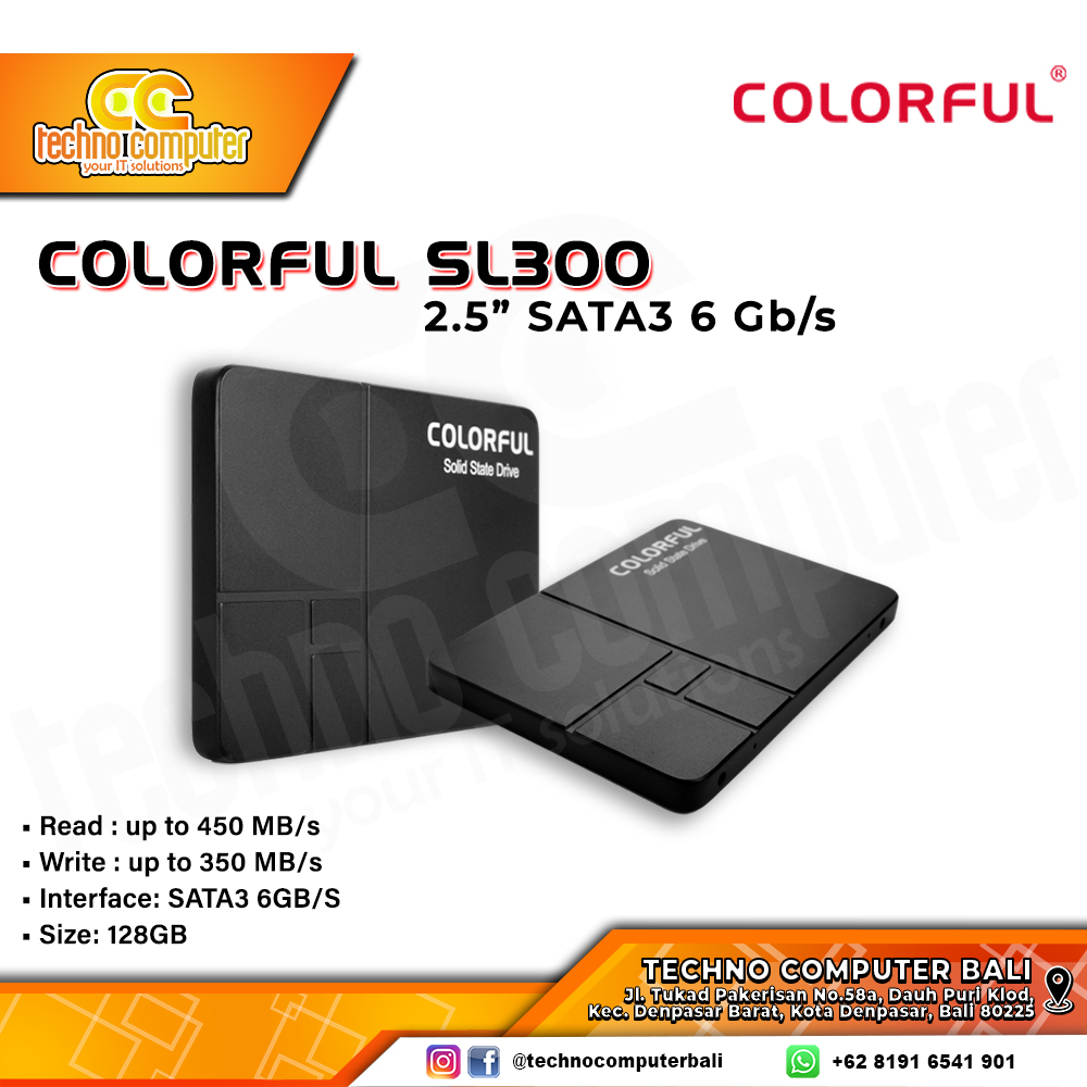 SSD COLORFUL SL300 SATA III 2.5 inch - 128GB