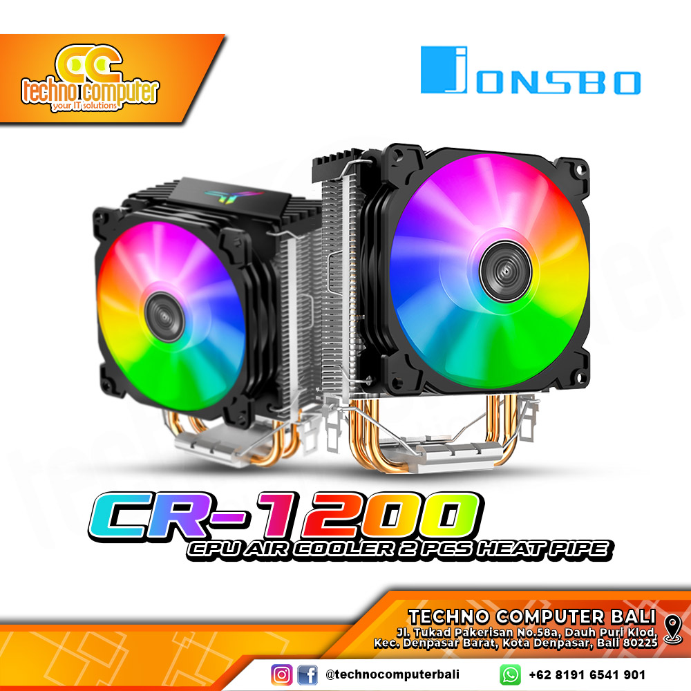 JONSBO CR-1200 PLUS - CPU Cooler - 92mm Air Cooler