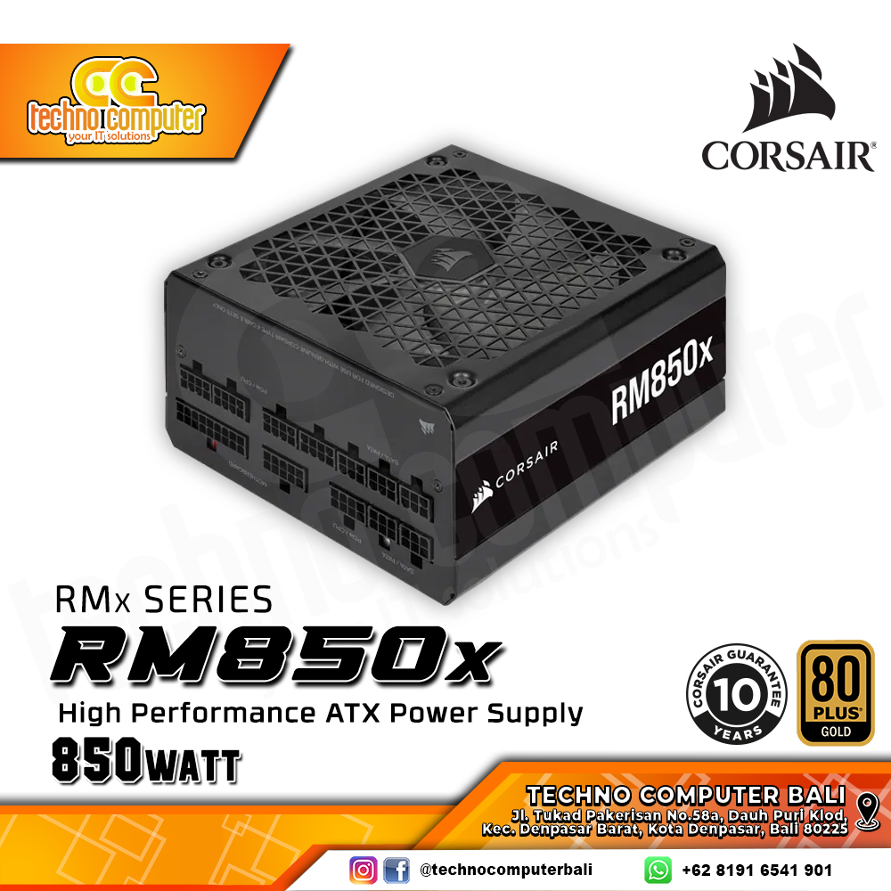 CORSAIR RM850x 850W 80+ Gold - Full Modular