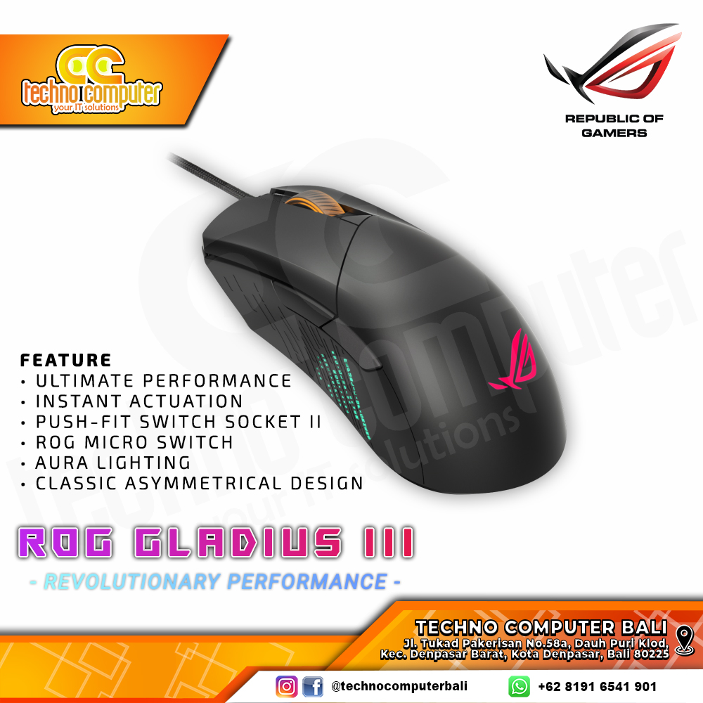 ASUS ROG Gladius III - Gaming Mouse
