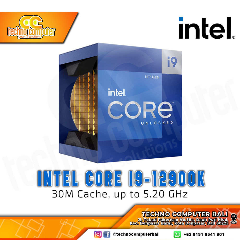 PROCESSOR INTEL CORE I9-12900K - 16 Cores 24 Threads Up to 5.2GHz - Socket LGA1700