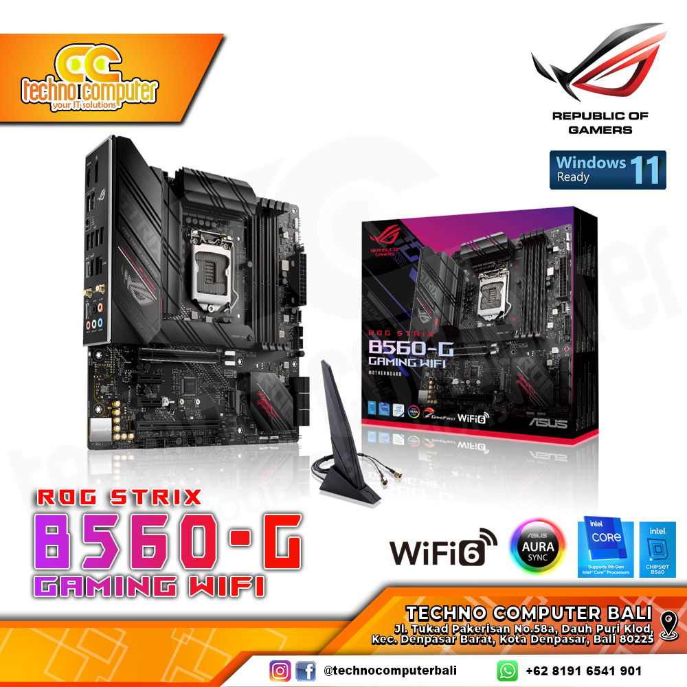 ASUS ROG STRIX B560-G GAMING WIFI - m-ATX, LGA1200, B560, DDR4 