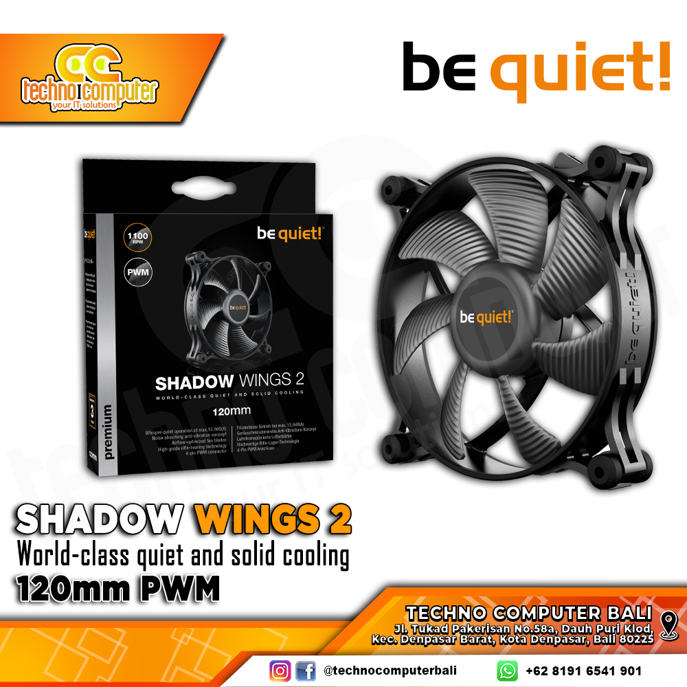 FAN CASING BE QUIET! SHADOW WINGS 2 - 120mm PWM Fan Single Pack