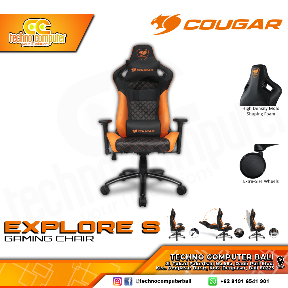 KURSI GAMING COUGAR EXPLORE S GAMING CHAIR - EXPLORE S