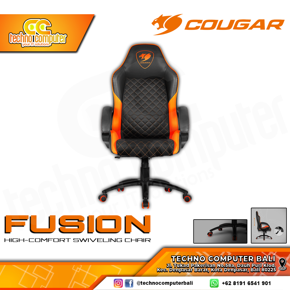 KURSI GAMING COUGAR FUSION GAMING CHAIR High-Comfort - FUSION