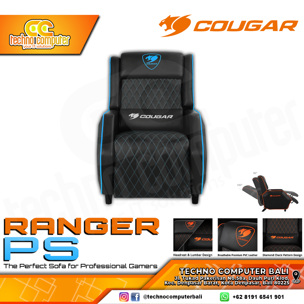 SOFA GAMING COUGAR RANGER GAMING SOFA - RANGER PS