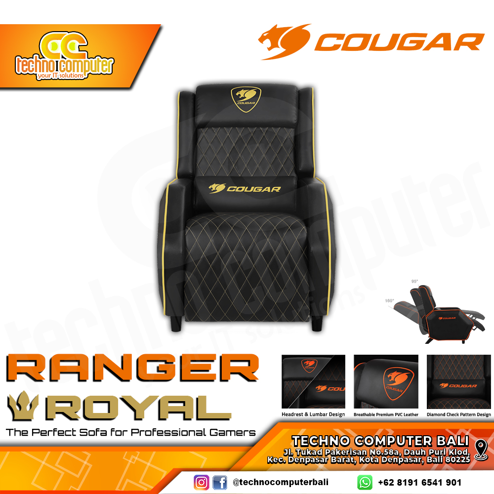 SOFA GAMING COUGAR RANGER GAMING SOFA - RANGER ROYAL