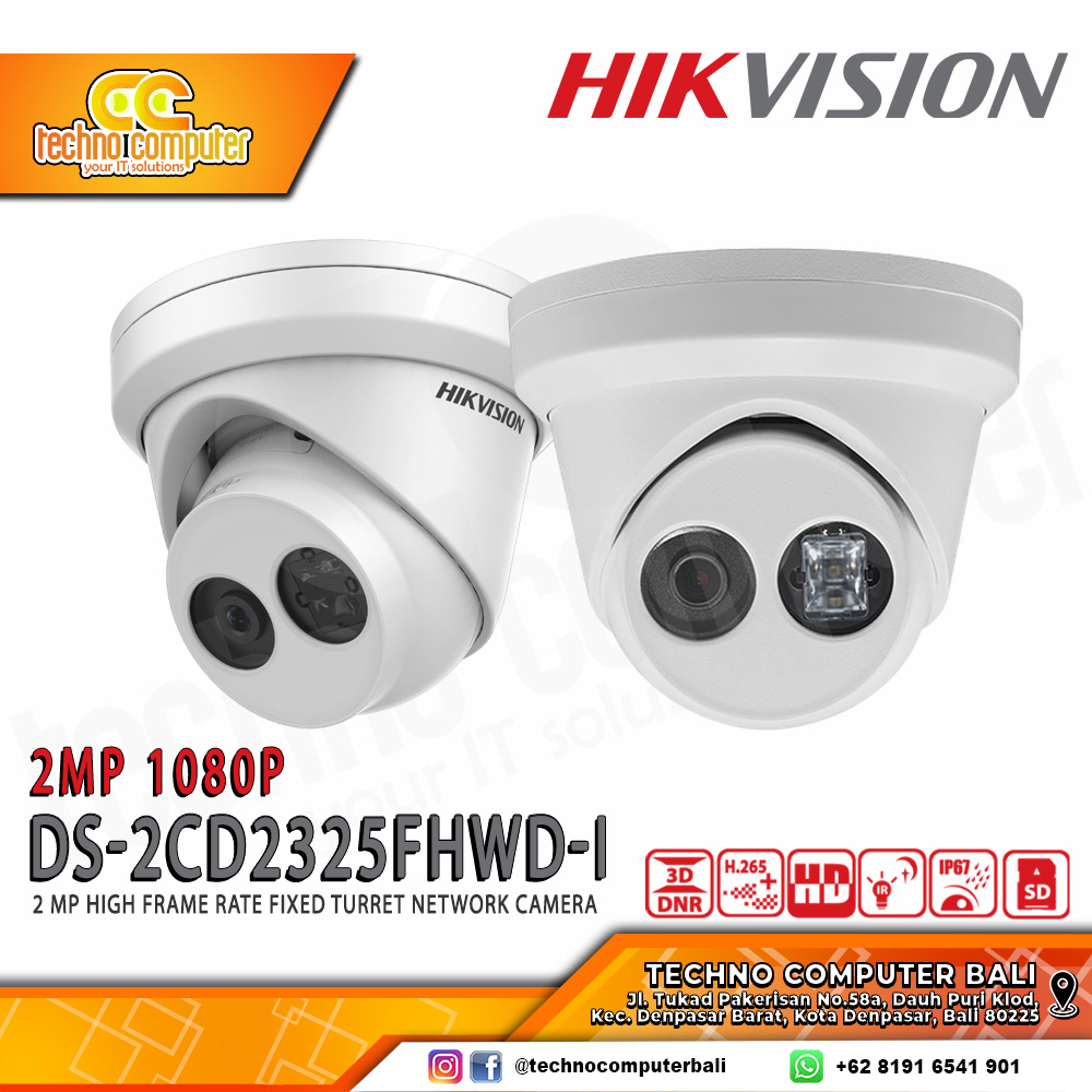 HIKVISION DS-2CD2325FHWD-I 2MP 1080P INDOOR Camera CCTV