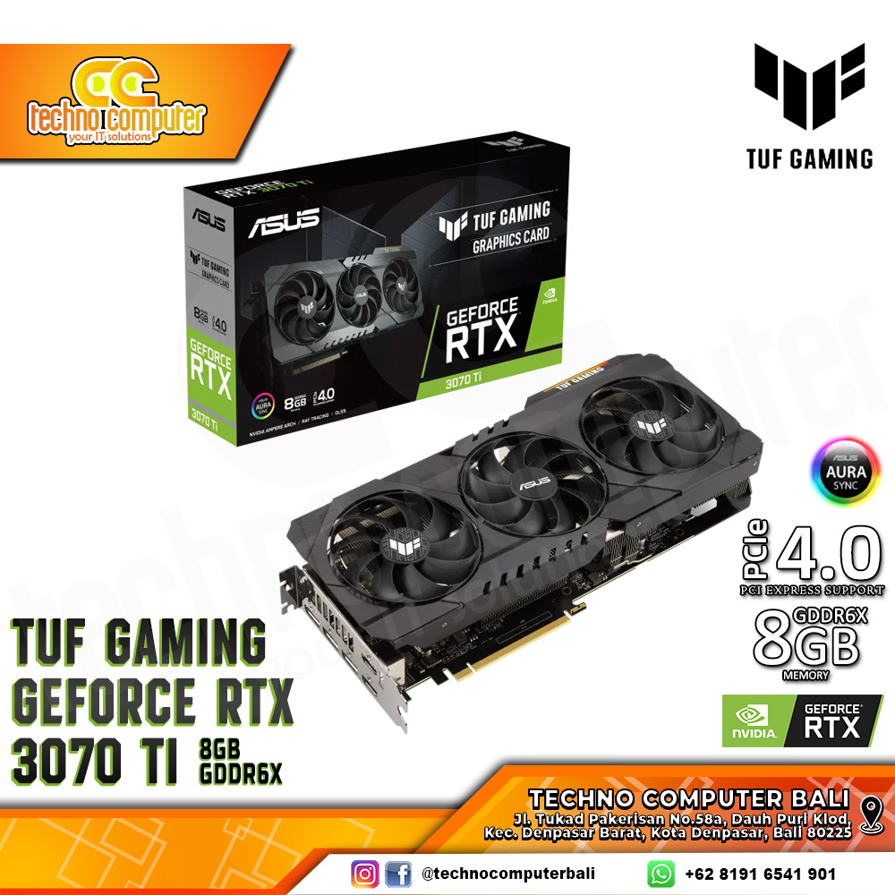 ASUS TUF GAMING NVIDIA GeForce RTX 3070 Ti 8GB GDDR6X
