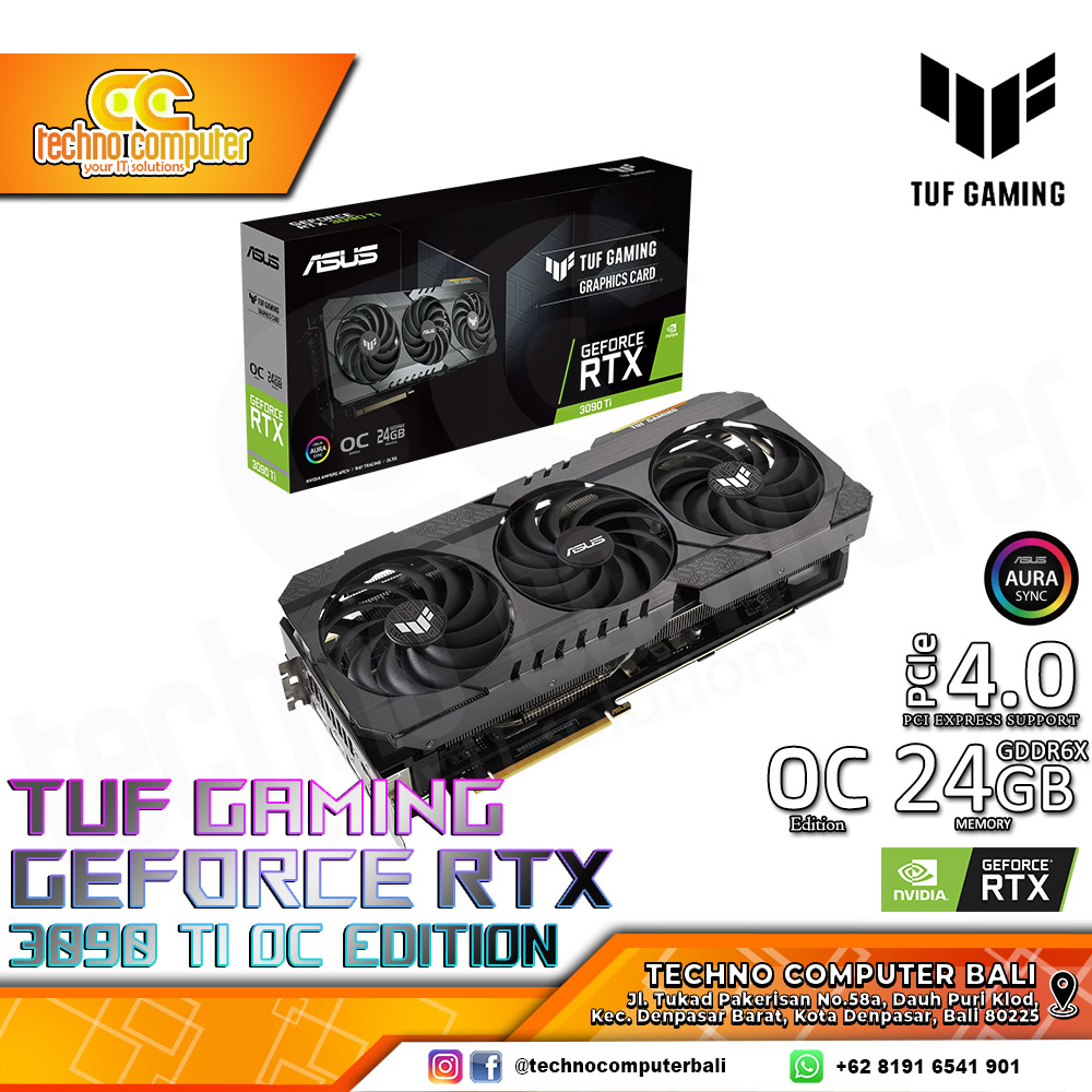 ASUS TUF GAMING NVIDIA GeForce RTX 3090 Ti OC Edition 24GB GDDR6X
