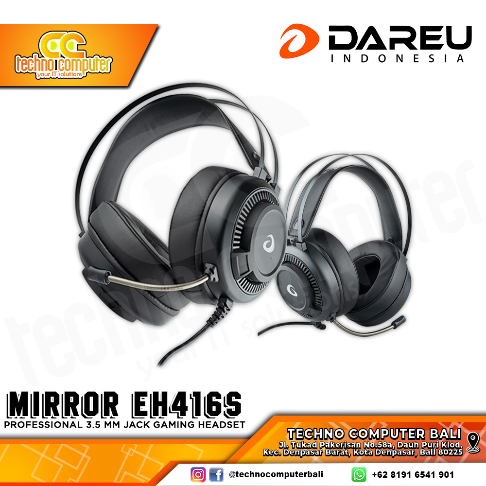 HEADSET DAREU MIRROR EH416S - Gaming Headset