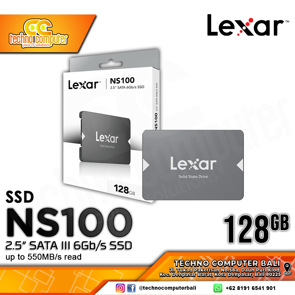 SSD LEXAR NS100 SATA III 2.5 inch - 128GB