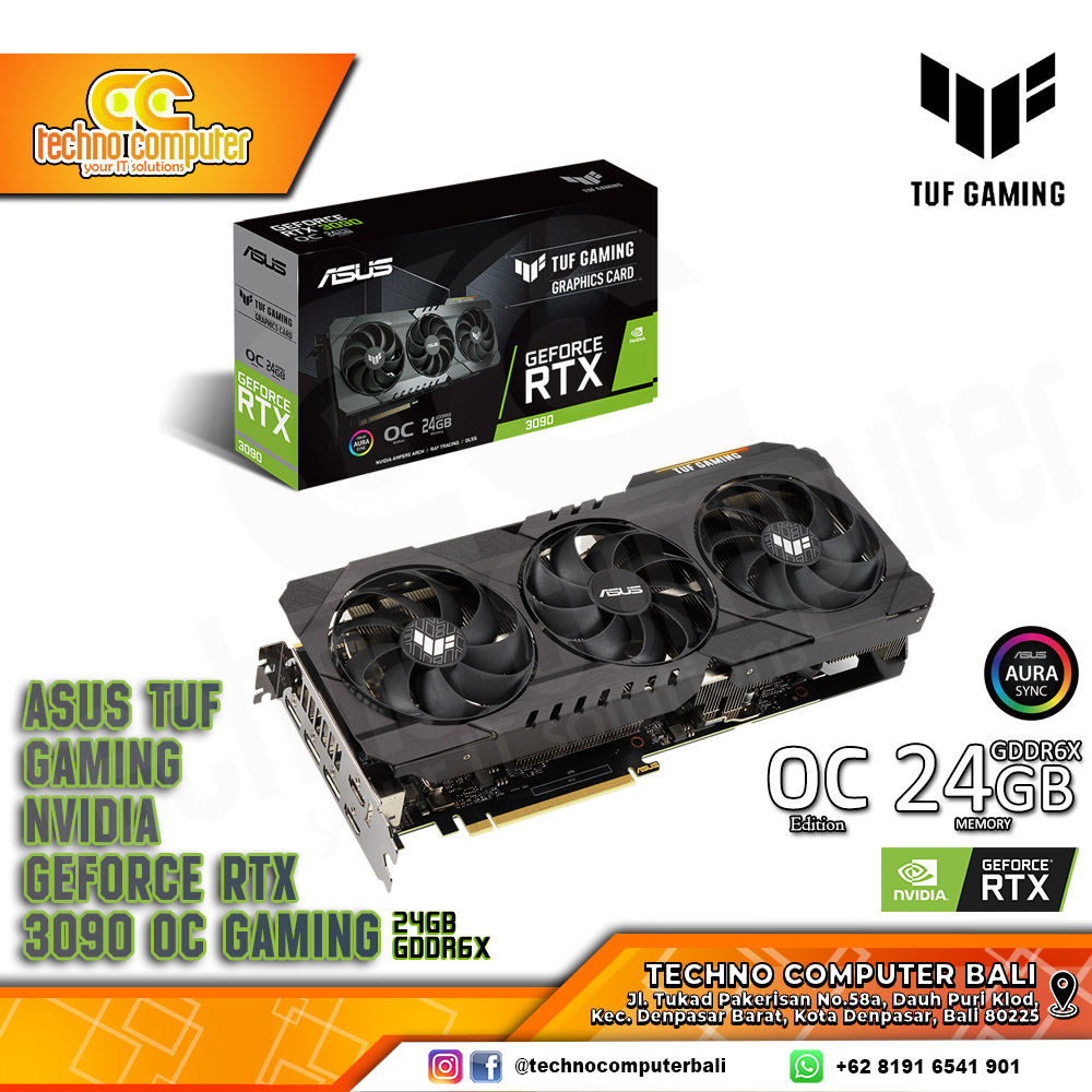 ASUS TUF GAMING NVIDIA GeForce RTX 3090 OC Edition 24GB GDDR6X
