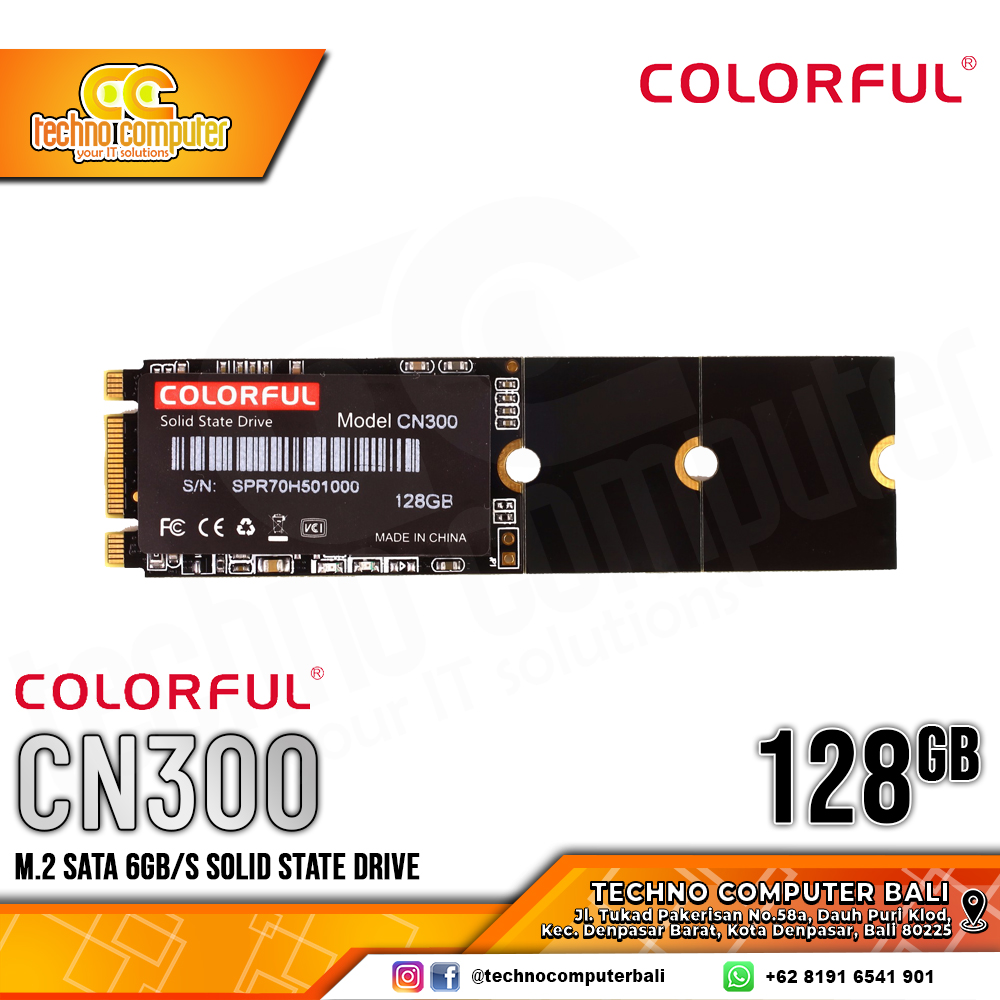 SSD COLORFUL CN300 M.2 2280 SATA 6Gb/s - 128GB