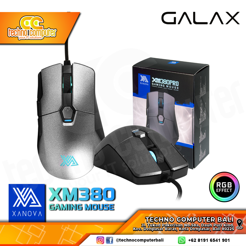 GALAX XANOVA MENSA Pro XM380 - Gaming Mouse