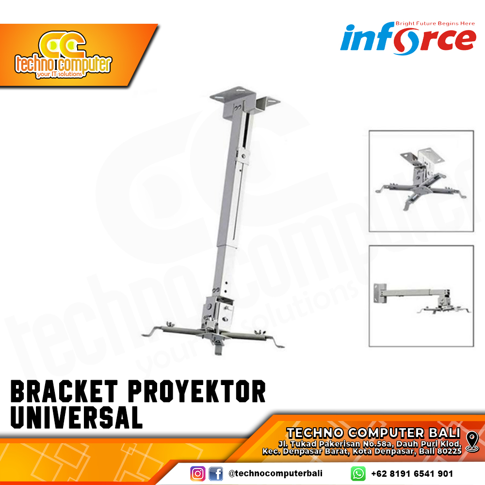 BRACKET PROJEKTOR CEILING MOUNT INFORCE - White