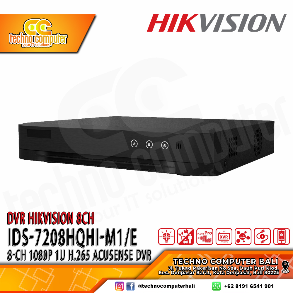 DVR HIKVISION 8CH iDS-7208HQHI-M1/E