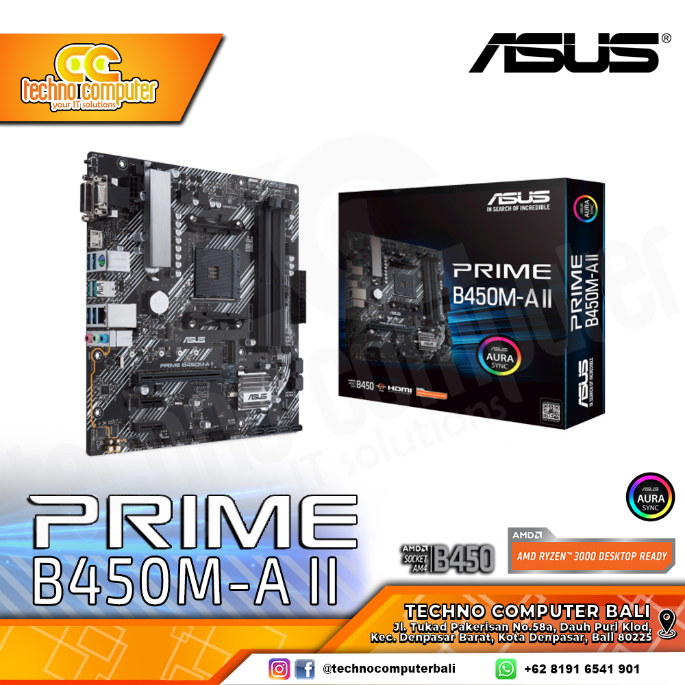 ASUS PRIME B450M-A II - mATX, AM4, B450, DDR4