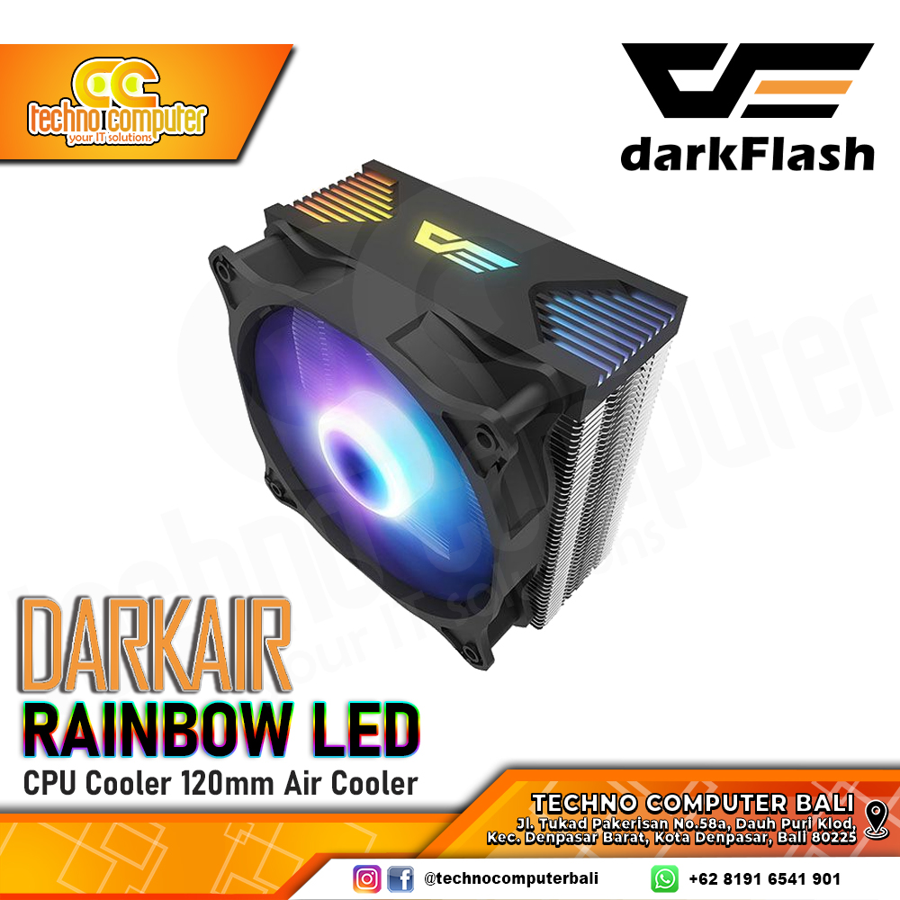 DARKFLASH DARKAIR Rainbow - CPU Cooler - 120mm Air Cooler