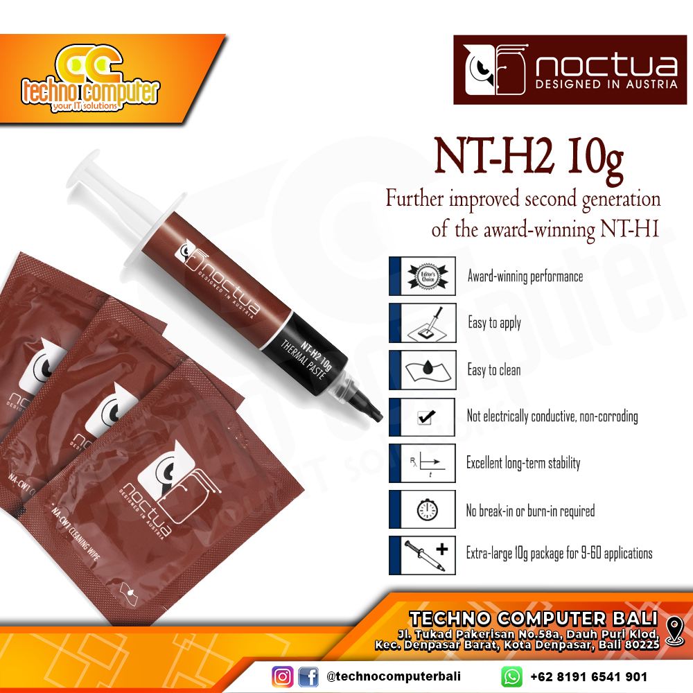PASTA PROSESOR NOCTUA NT-H2 Thermal Paste - 10gr