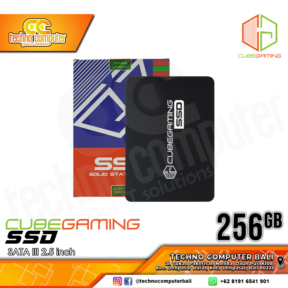 SSD CUBE GAMING SATA III 2.5 inch - 256GB