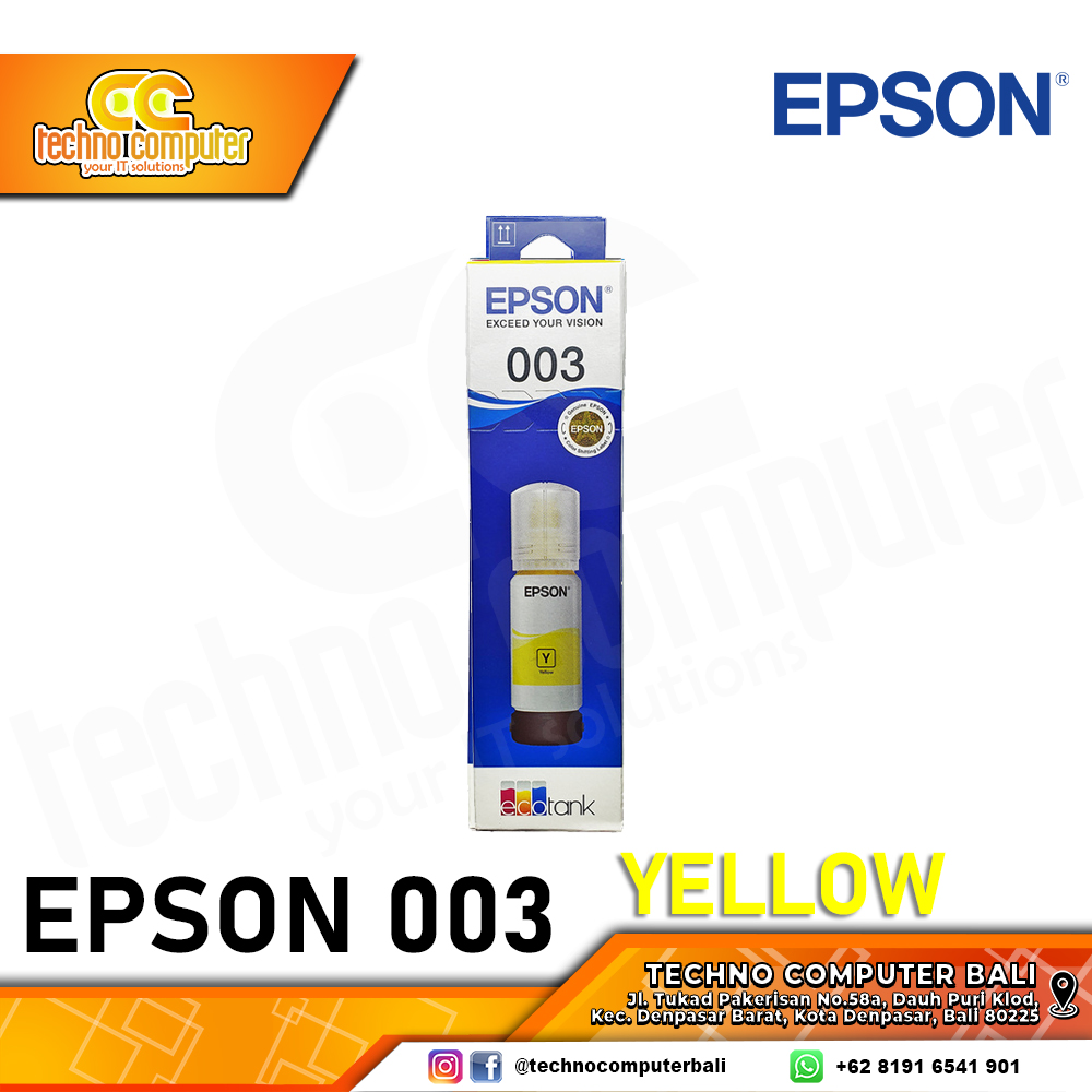 REFILL TINTA EPSON 003 YELLOW ORIGINAL