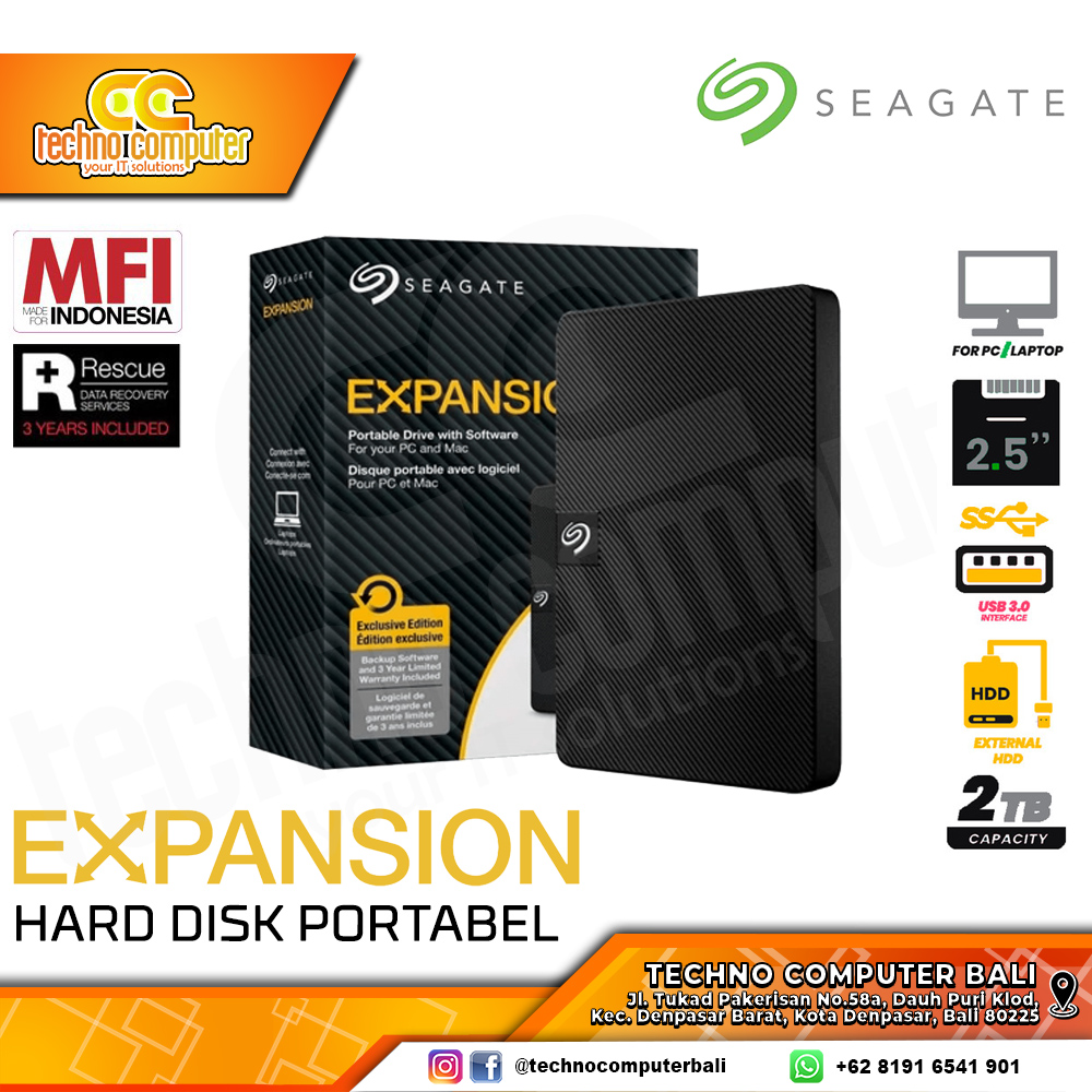 HDD EXTERNAL 2.5 inch SEAGATE EXPANSION 2TB