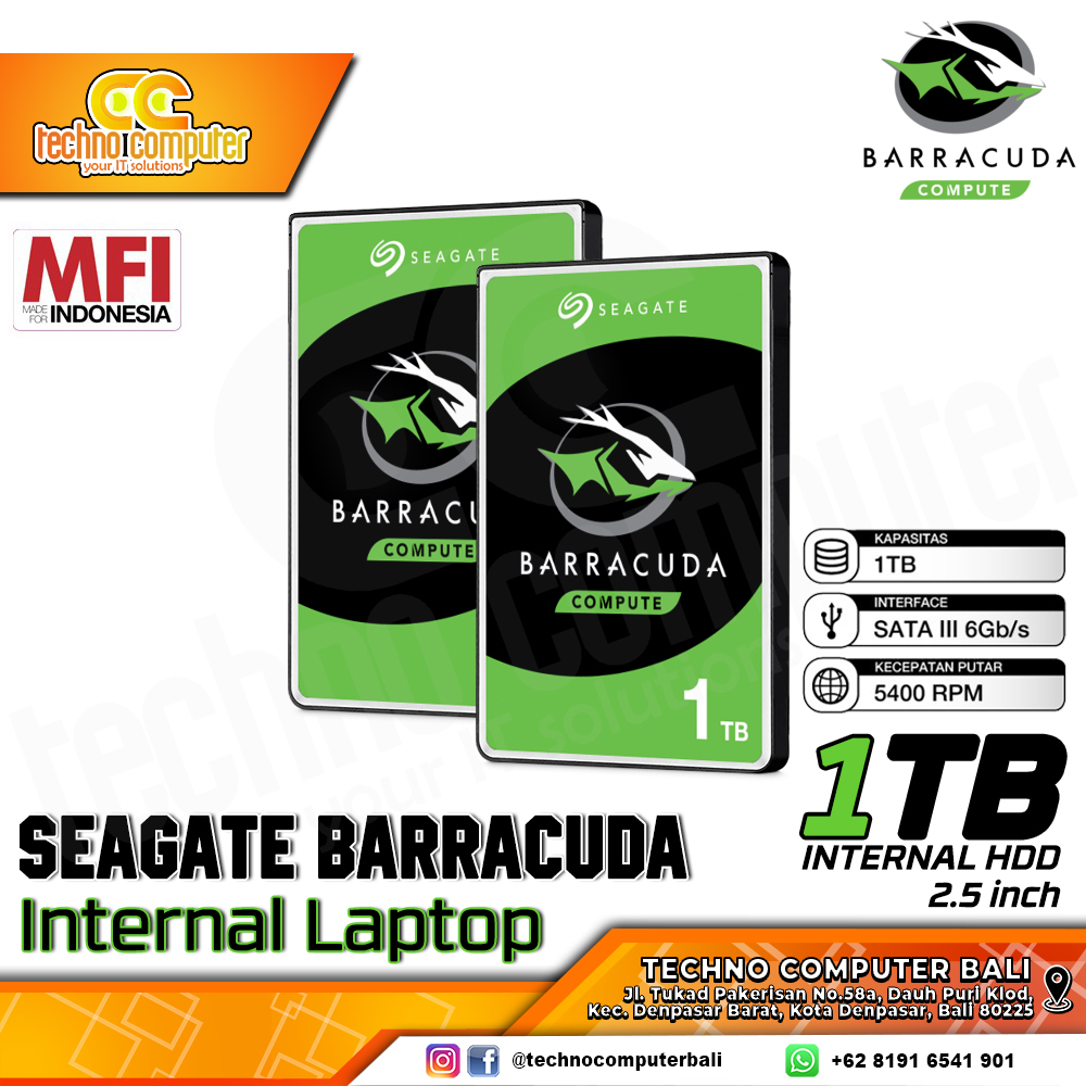 HDD INTERNAL LAPTOP 2.5 inch SEAGATE BARRACUDA 1TB