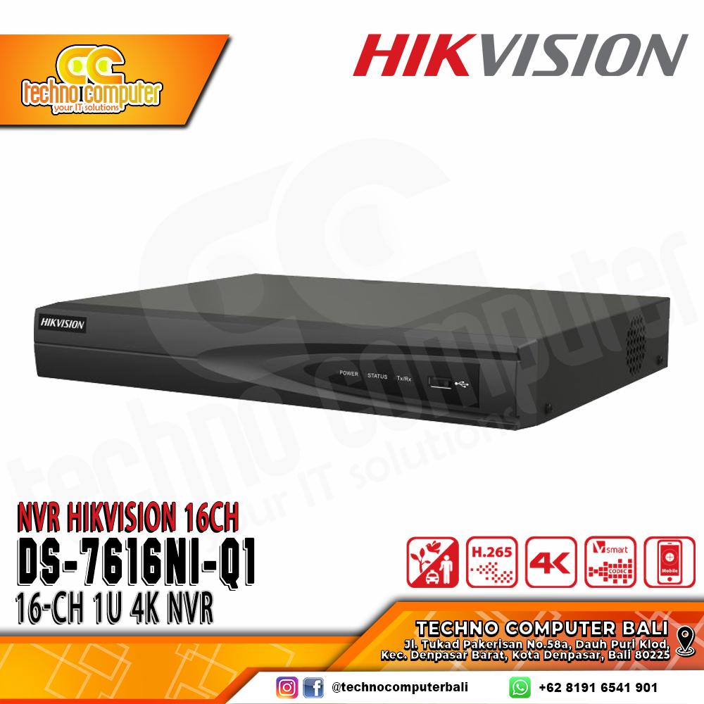 NVR HIKVISION 16CH DS-7616NI-Q1