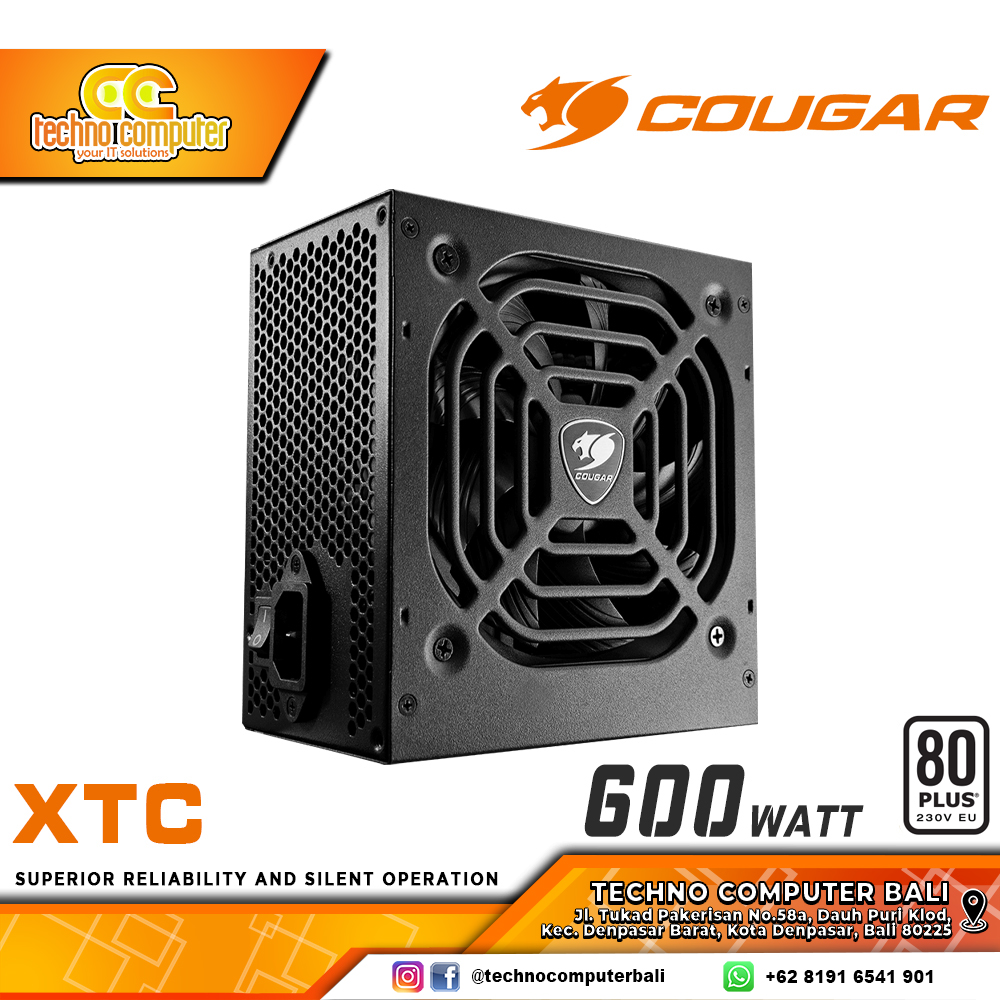 COUGAR XTC 600W 80+ White - Non Modular