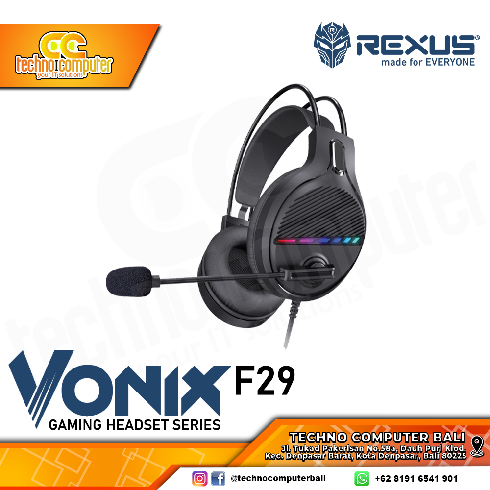 HEADSET REXUS VONIX F29 - Gaming Headset