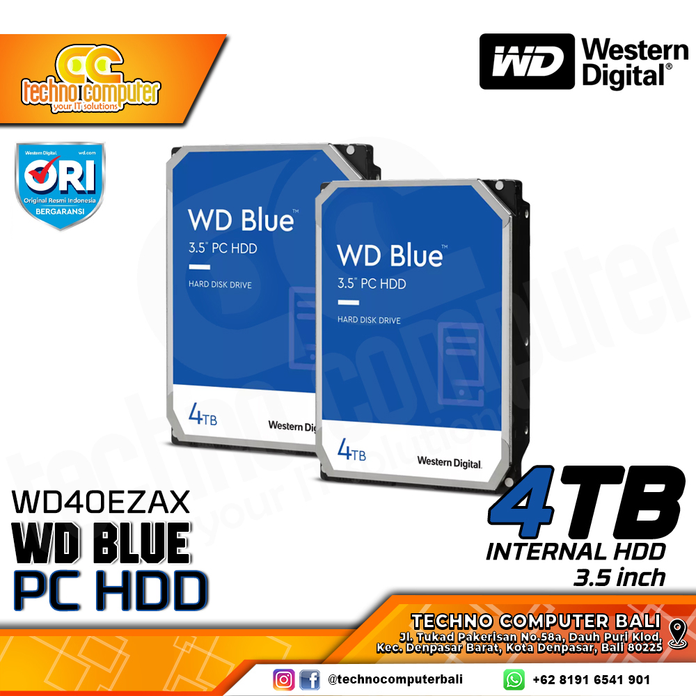 HDD INTERNAL PC 3.5 inch WD BLUE 4TB