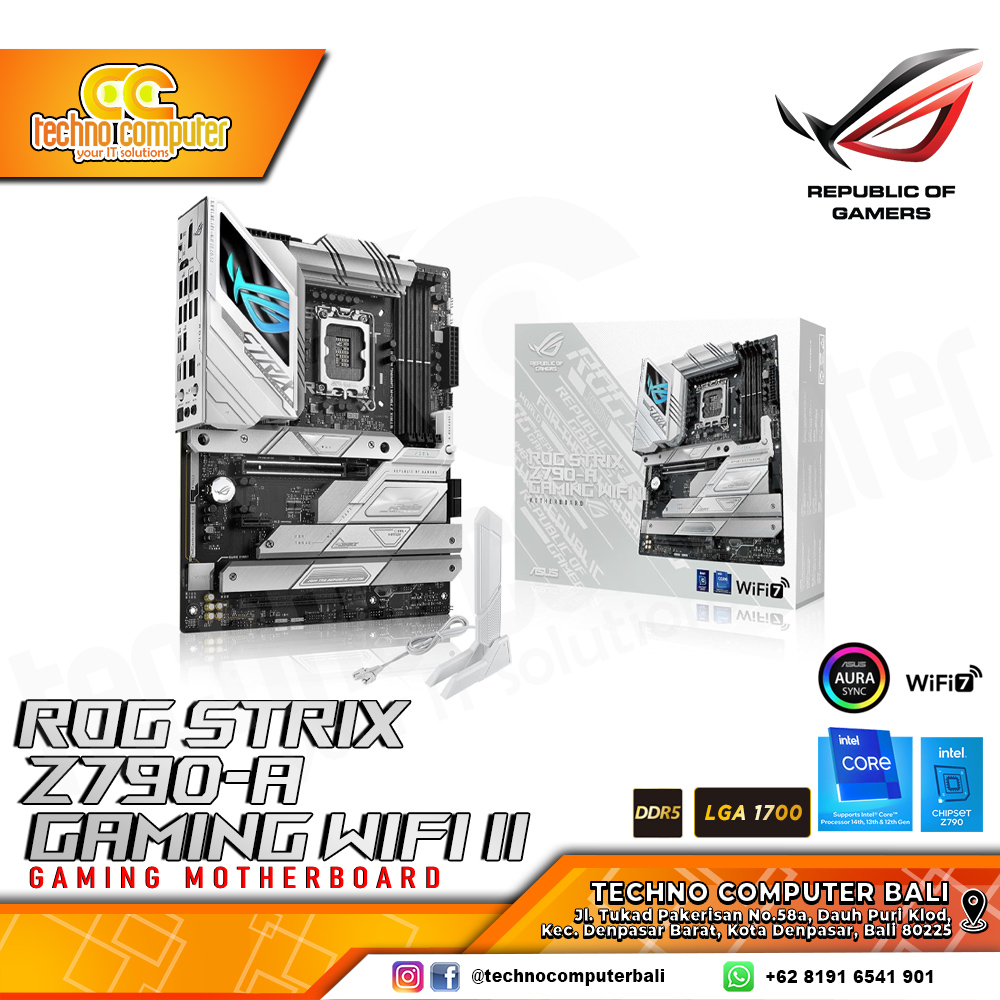 ASUS ROG STRIX Z790-A GAMING WIFI II - ATX, LGA1700, Z790, DDR5