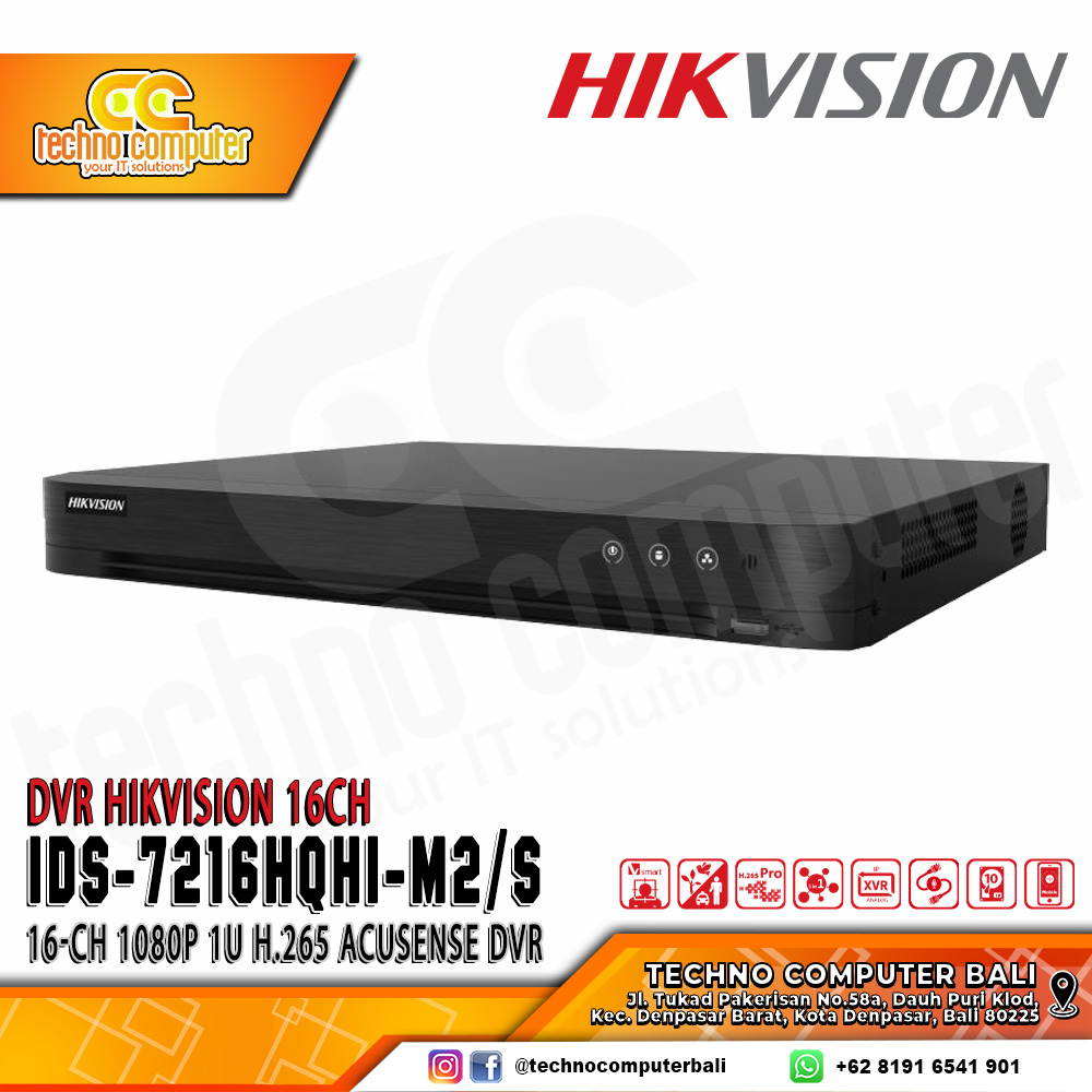 DVR HIKVISION 16CH IDS-7216HQHI-M2/S