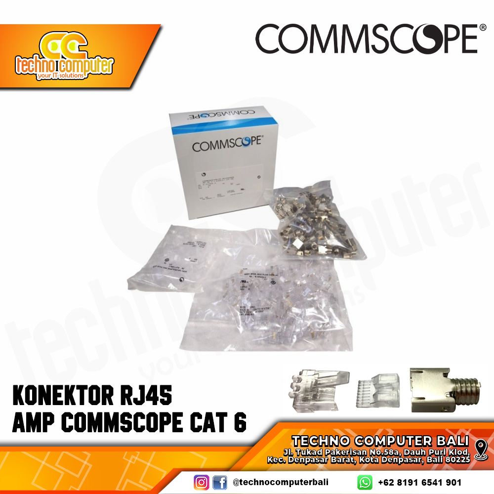 KONEKTOR RJ45 AMP COMMSCOPE CAT 6