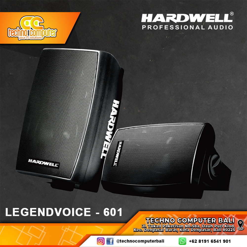 SPEAKER HARDWELL LEGENDVOICE-601 - Black