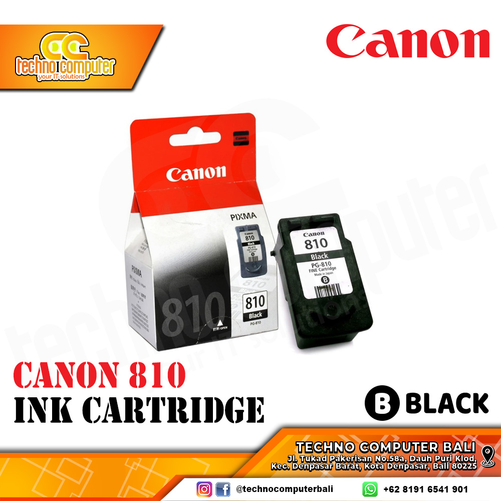 CARTRIDGE CANON 810 BLACK Original Ink Cartridge