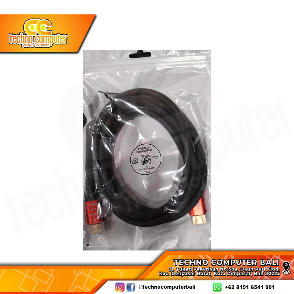 KABEL HDMI PREMIUM Male to Male - 1.8M