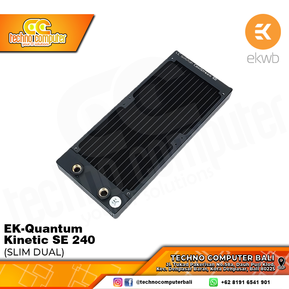 EKWB EK-CoolStream SE 240 (Slim Dual) (Ketebalan 28mm)