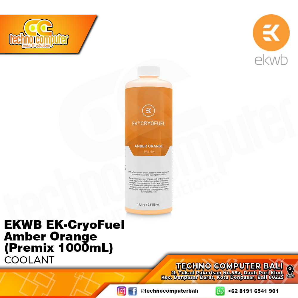 EKWB EK-CryoFuel Amber Orange (Premix 1000mL)