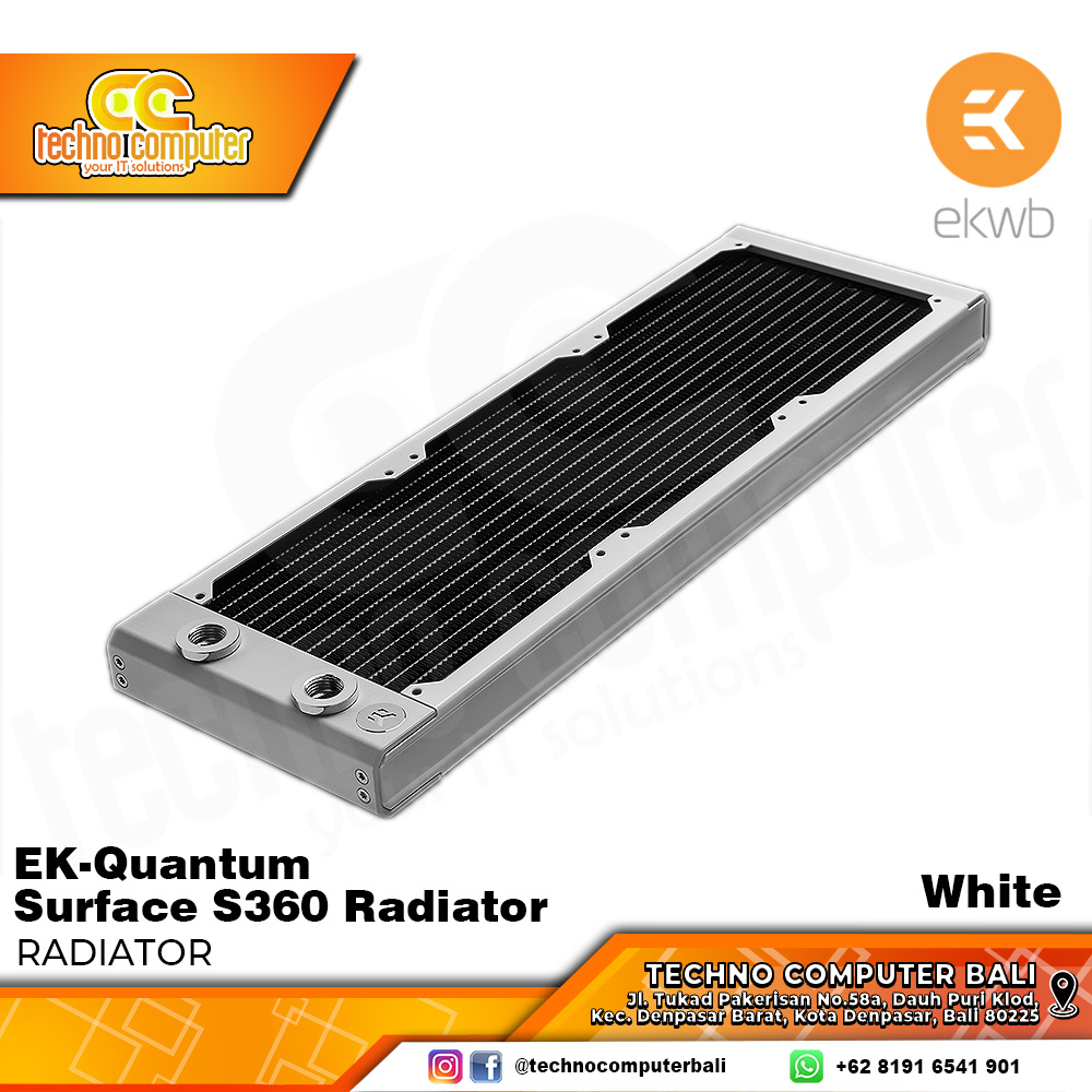 EKWB EK-Quantum Surface S360 Radiator - White