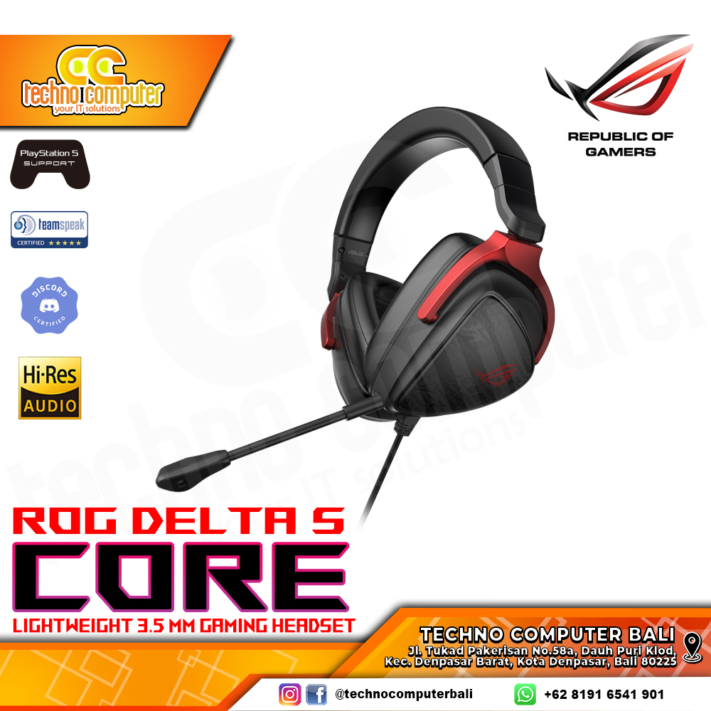 HEADSET ASUS ROG Delta S Core - Gaming Headset